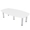 Skutchi Designs 45 in W, 84 in L, 29 in H, Engineered Wood Top, White HAR-ABOT-46X84-PT-09 - alternate 1